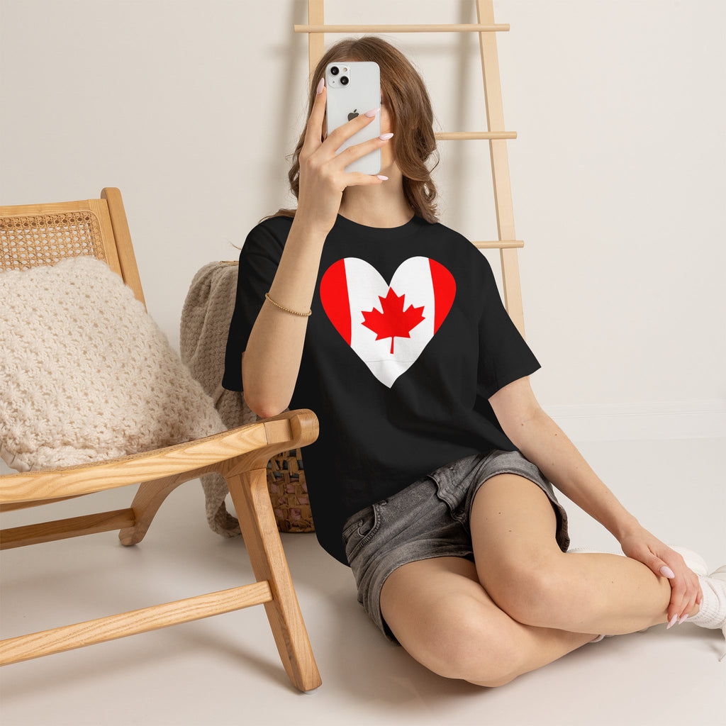 Canada Kanada Wappen Flagge Fan Sport Fußball Geschenkidee - Unisey T-Shirt