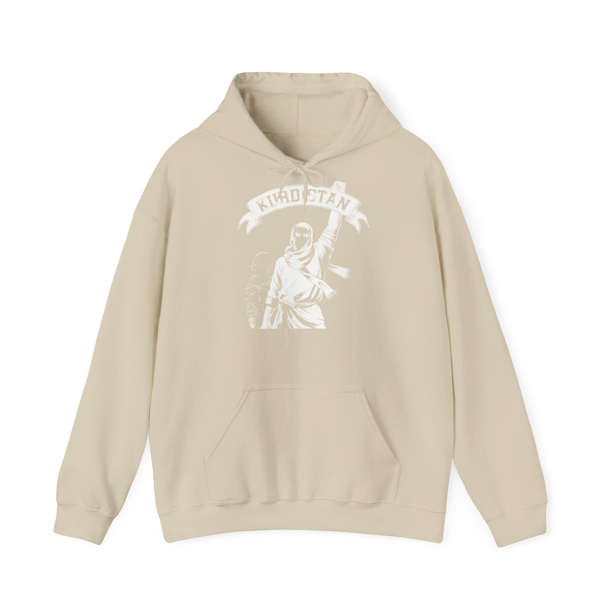 Kurdistan hooligan patria orgoglio stemma bandiera sport calcio tifoso regalo - Felpa con cappuccio unisex