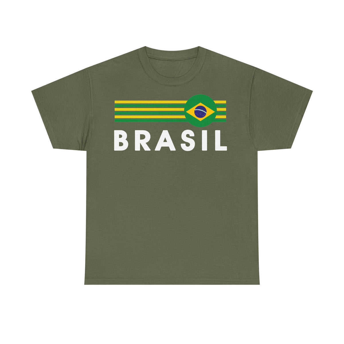 Brazil Brasilien Wappen Flagge Sport Fan Fußball Geschenkidee - Unisex T-Shirt