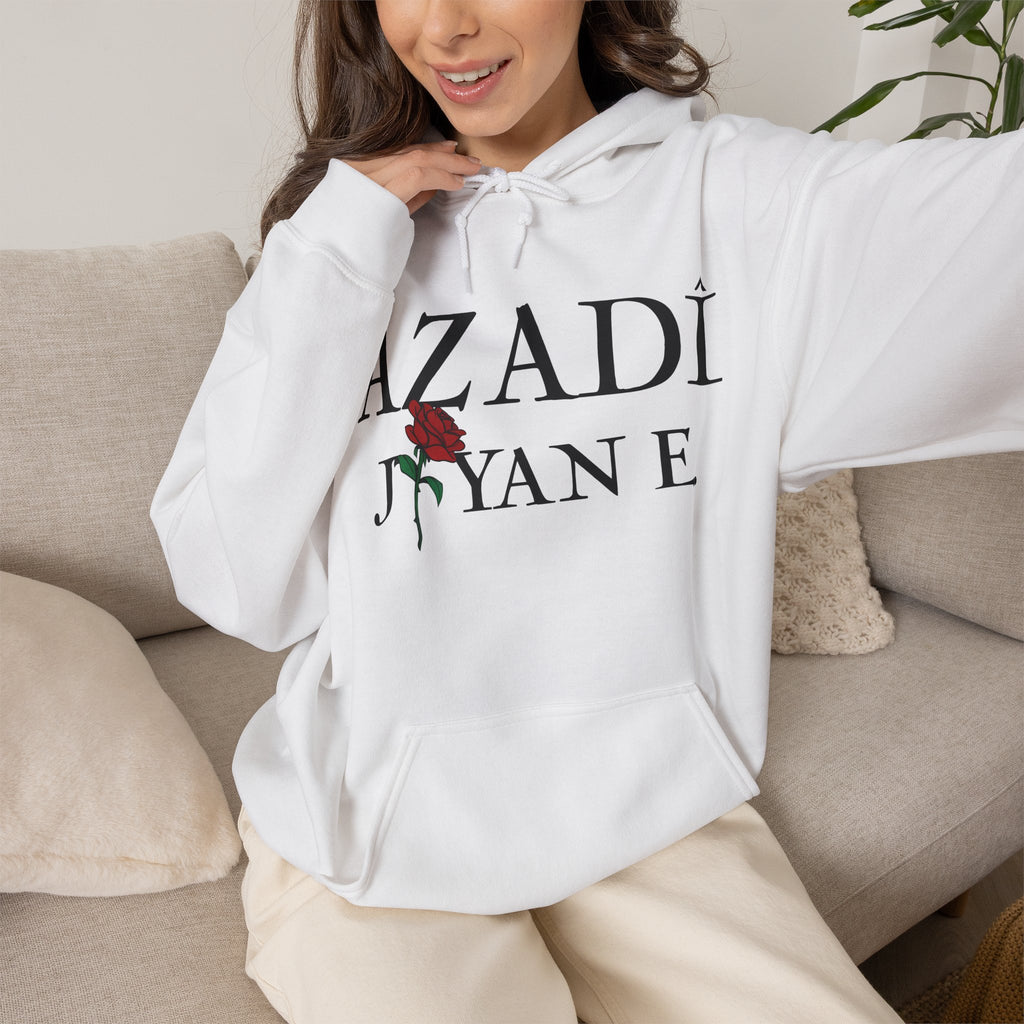 Kurdistan patria orgoglio stemma bandiera sport calcio regalo per tifosi - felpa con cappuccio unisex