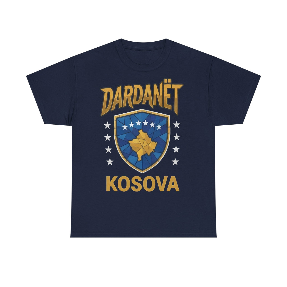 Dardanät Kosova Escudo Bandera Noble Escudo - Camiseta unisex