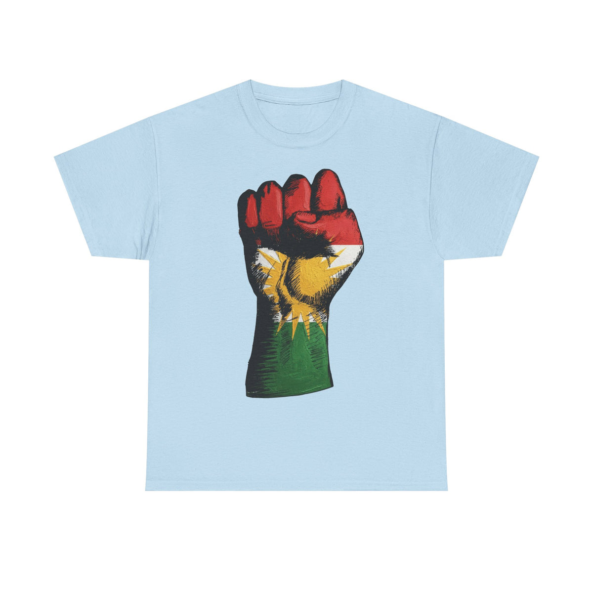 Kurdistan Power DNA Sonne Azadi - Unisex T-Shirt