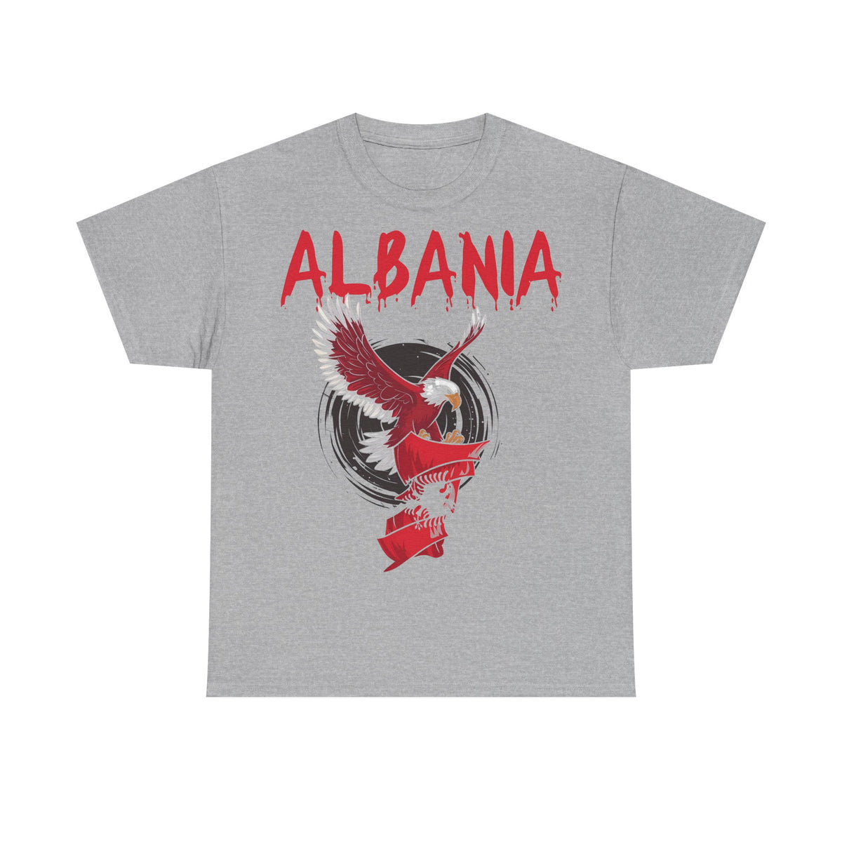Albania Arte Águila Bandera Escudo Orgullo Aficionado del fútbol Idea de regalo - Camiseta unisex