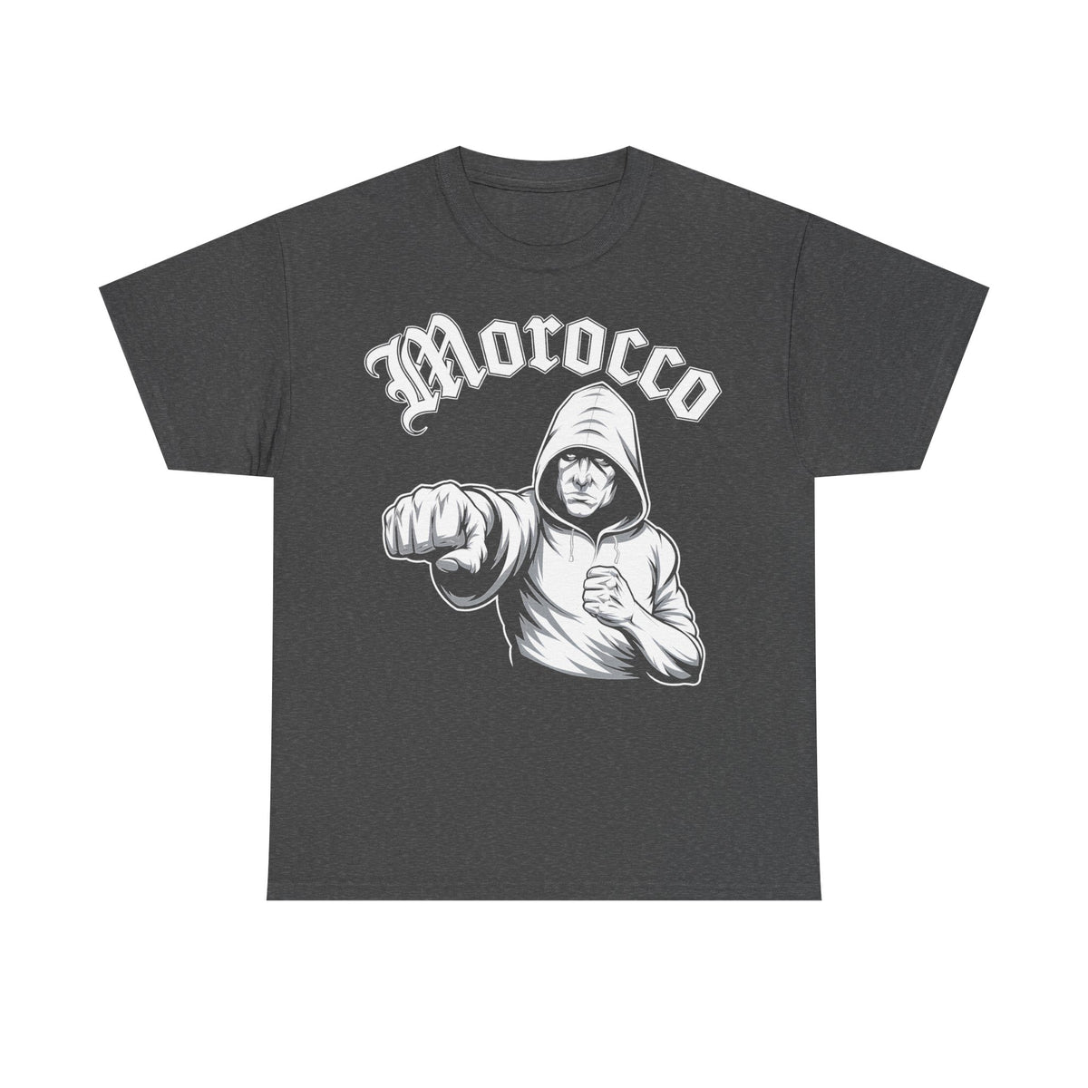 Marokko Hooligan Wappen Morocco Flagge Fußball Fan Sport FGeschenkidee - Unisex T-Shirt