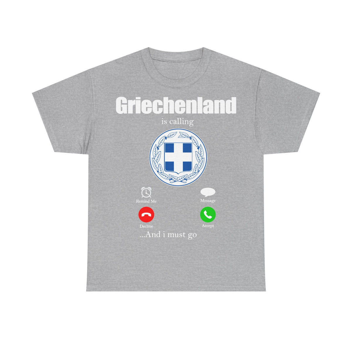 Grecia Grecia Bandera Escudo Patria Fútbol Deporte Aficionado Idea de regalo - Camiseta unisex