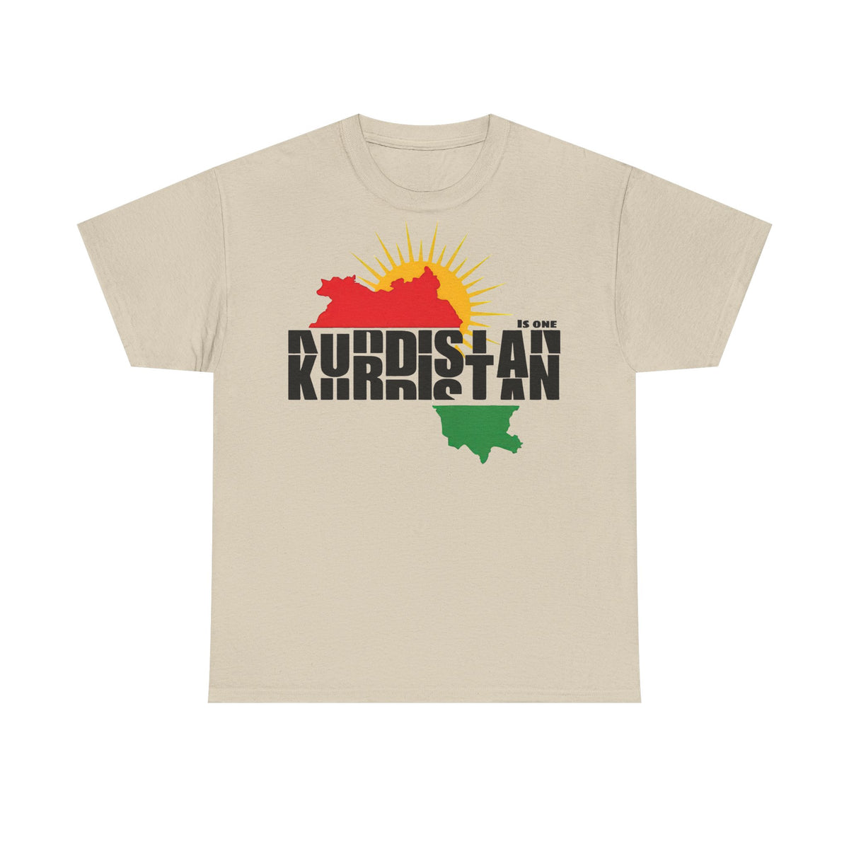Kurdistan Sonne Flagge Azadi Newroz - Unisex T-shirt