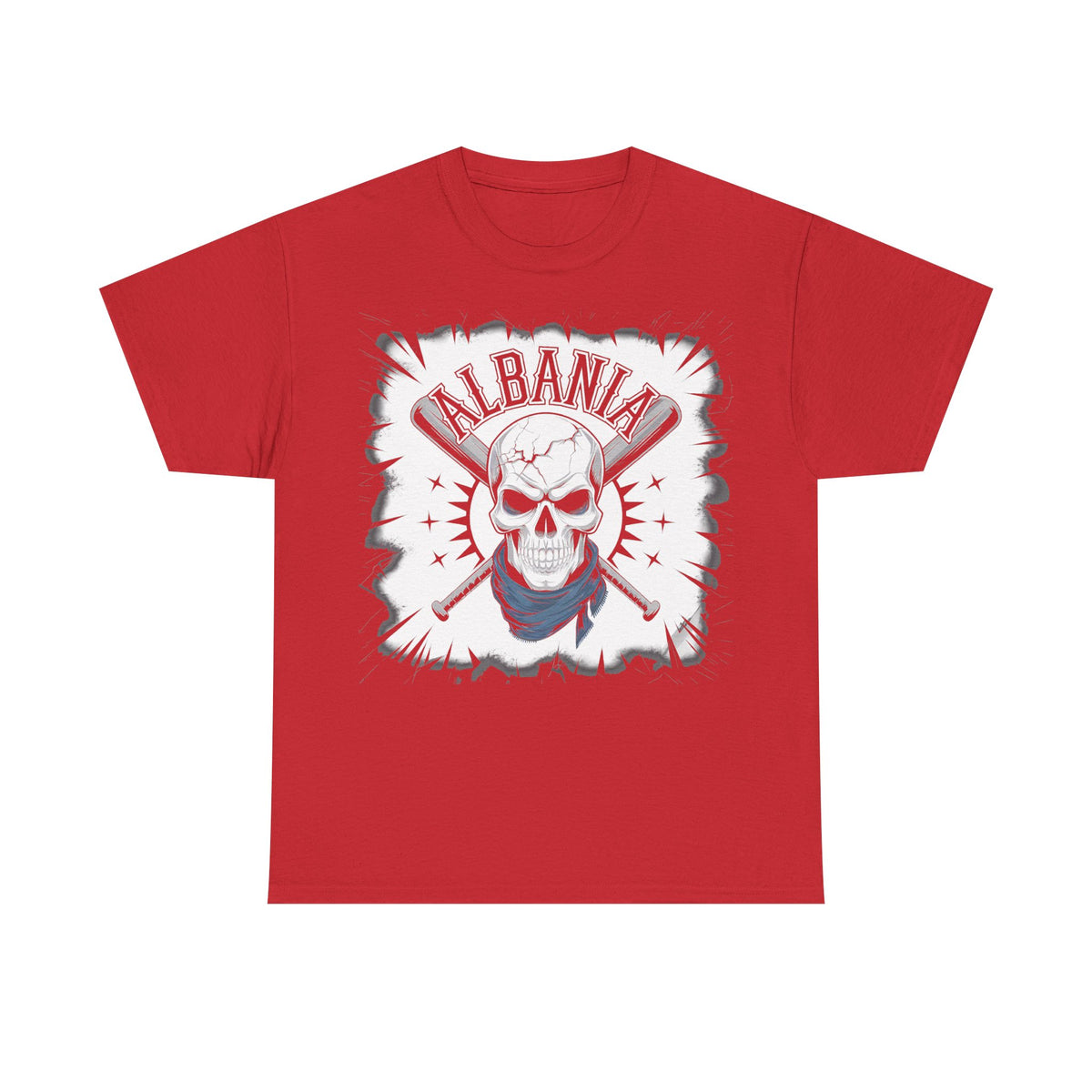 Albania Hooligan Wappen Shqiptar Flagge Adler Fußball Fan Sport - Unisex T Shirt