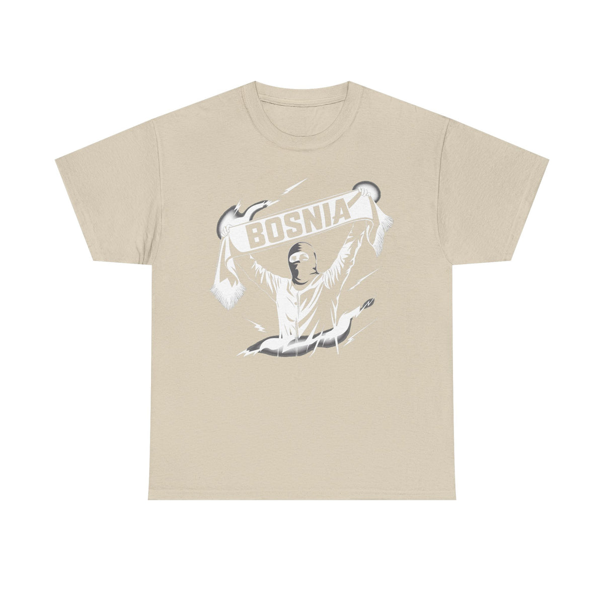Bosnia escudo bandera orgullo patria aficionado al fútbol idea de regalo - Camiseta unisex