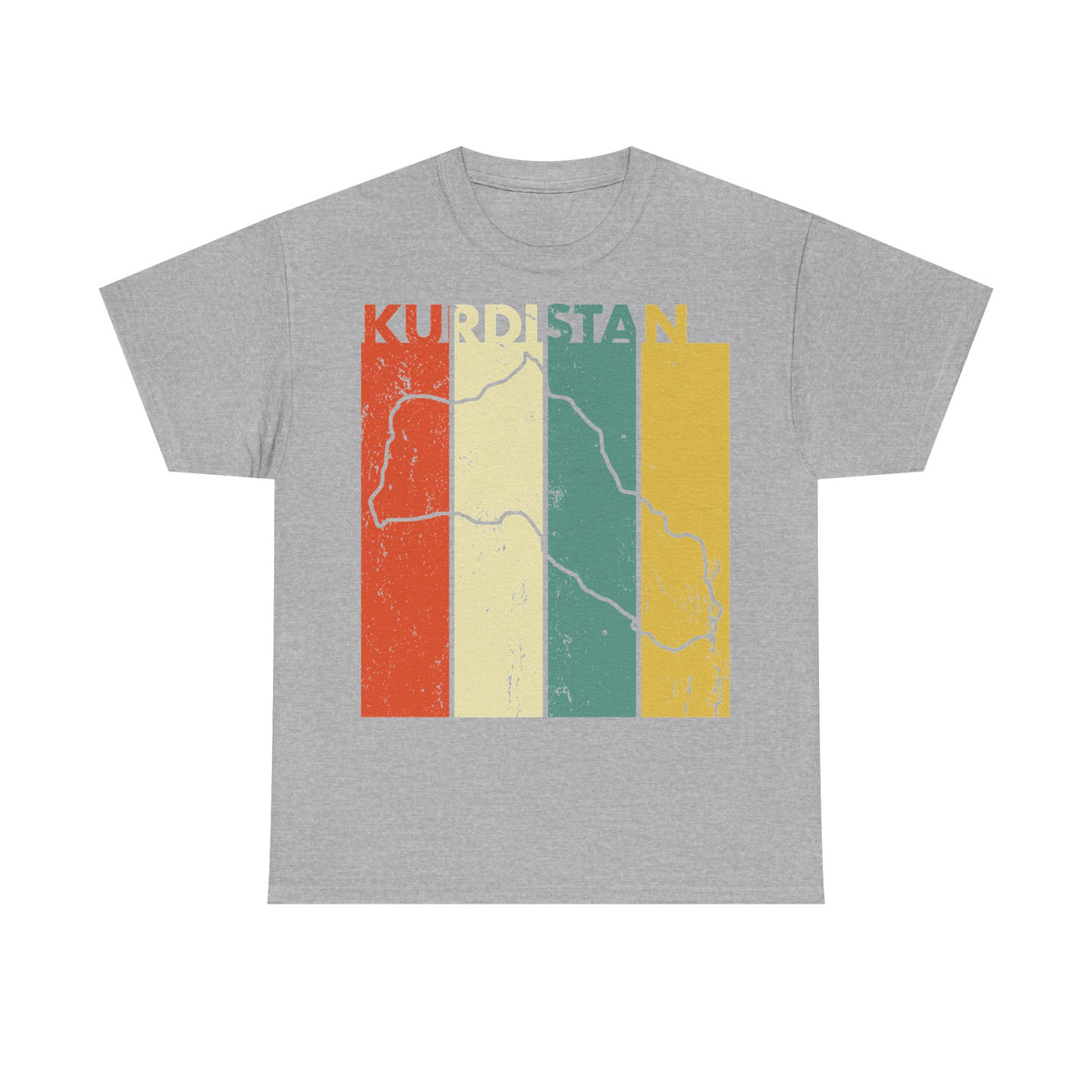 Kurdistán Azadi Escudo Bandera Patria Newroz Regalo - Camiseta unisex