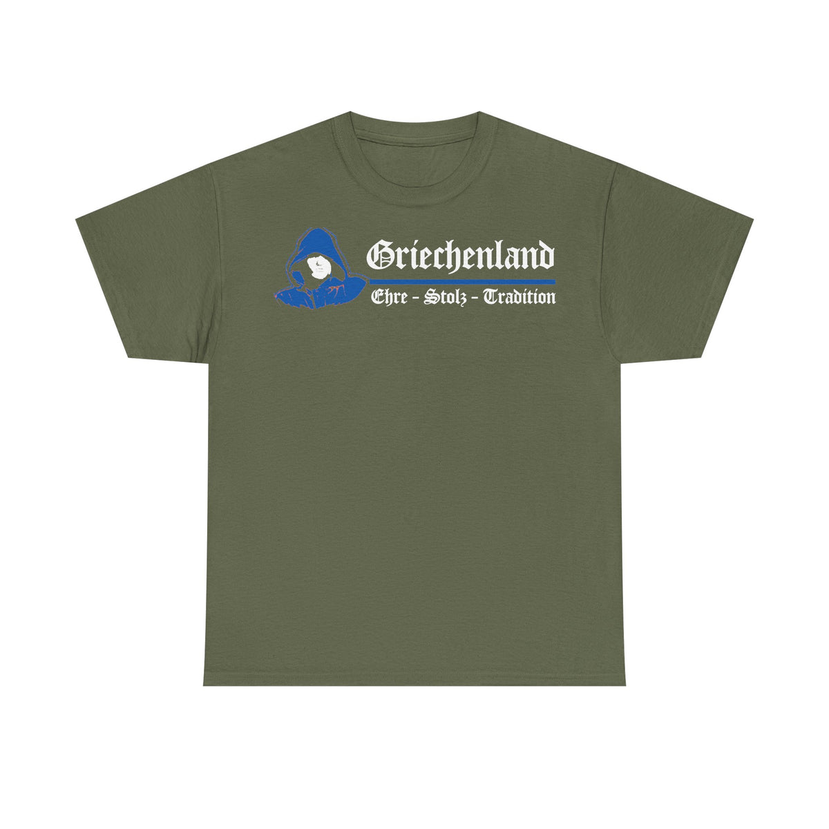 Grecia Grecia Bandera Escudo Patria Fútbol Deporte Aficionado Idea de regalo - Camiseta unisex