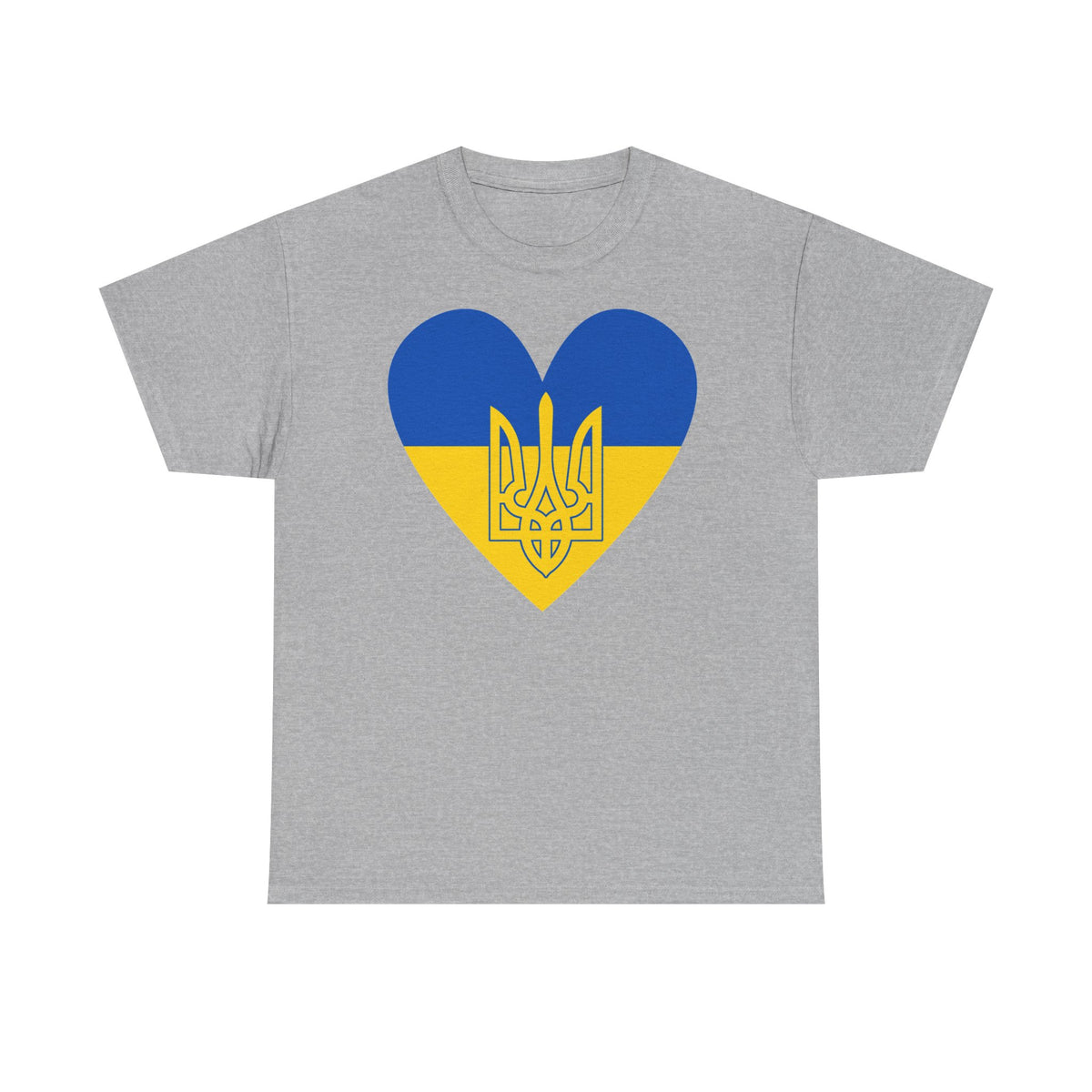 Bandera de Ucrania escudo idea de regalo afición al deporte moda vintage - Camiseta unisex