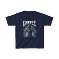 Greece Griechenland Hooligan Flagge Wappen Heimat Fußball Sport Fan Geschenkidee - Für Kinder & Jugendliche Unisex T-Shirt