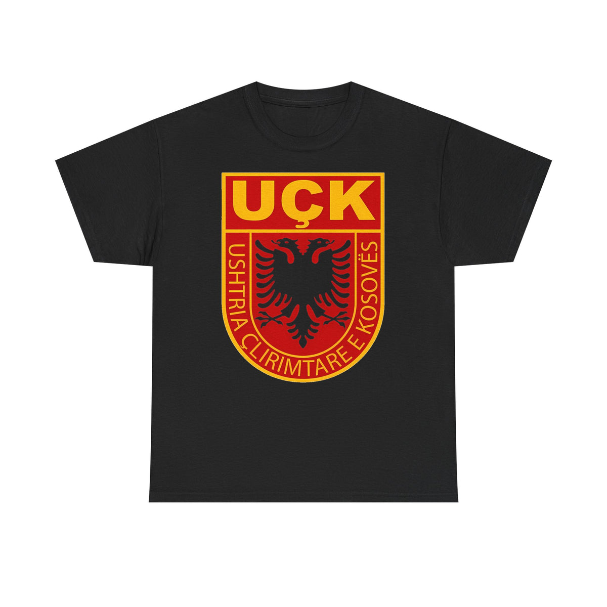 Albanie blason shqiponja drapeau albanais football fan sport T-shirt unisexe