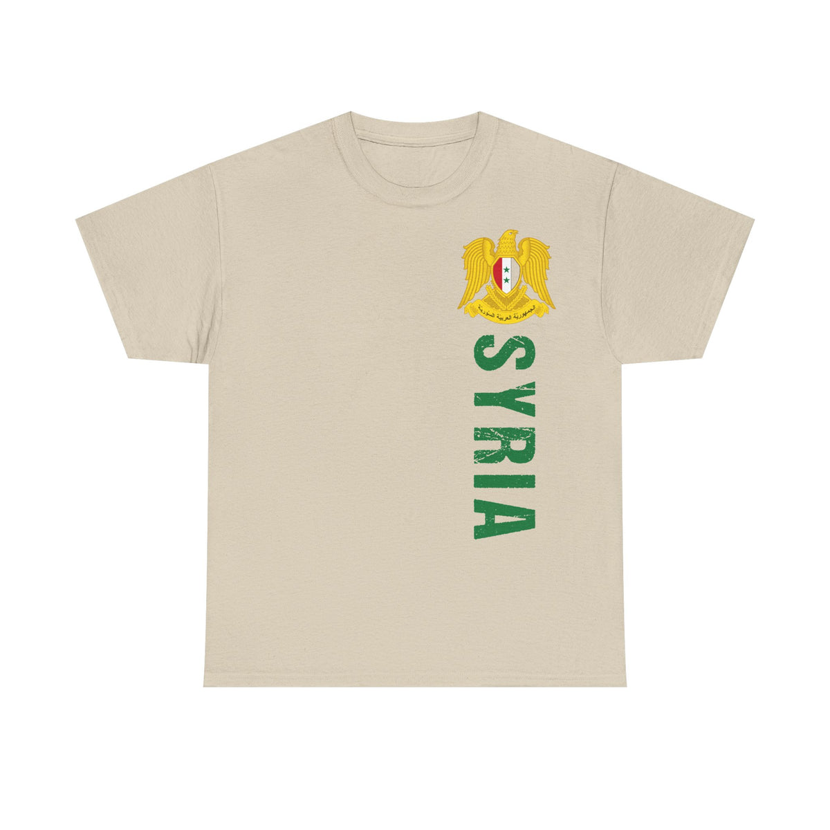 Syria Syrien Wappen Flagge Heimat Sport Fan Geschenkidee - Unisex T-Shirt