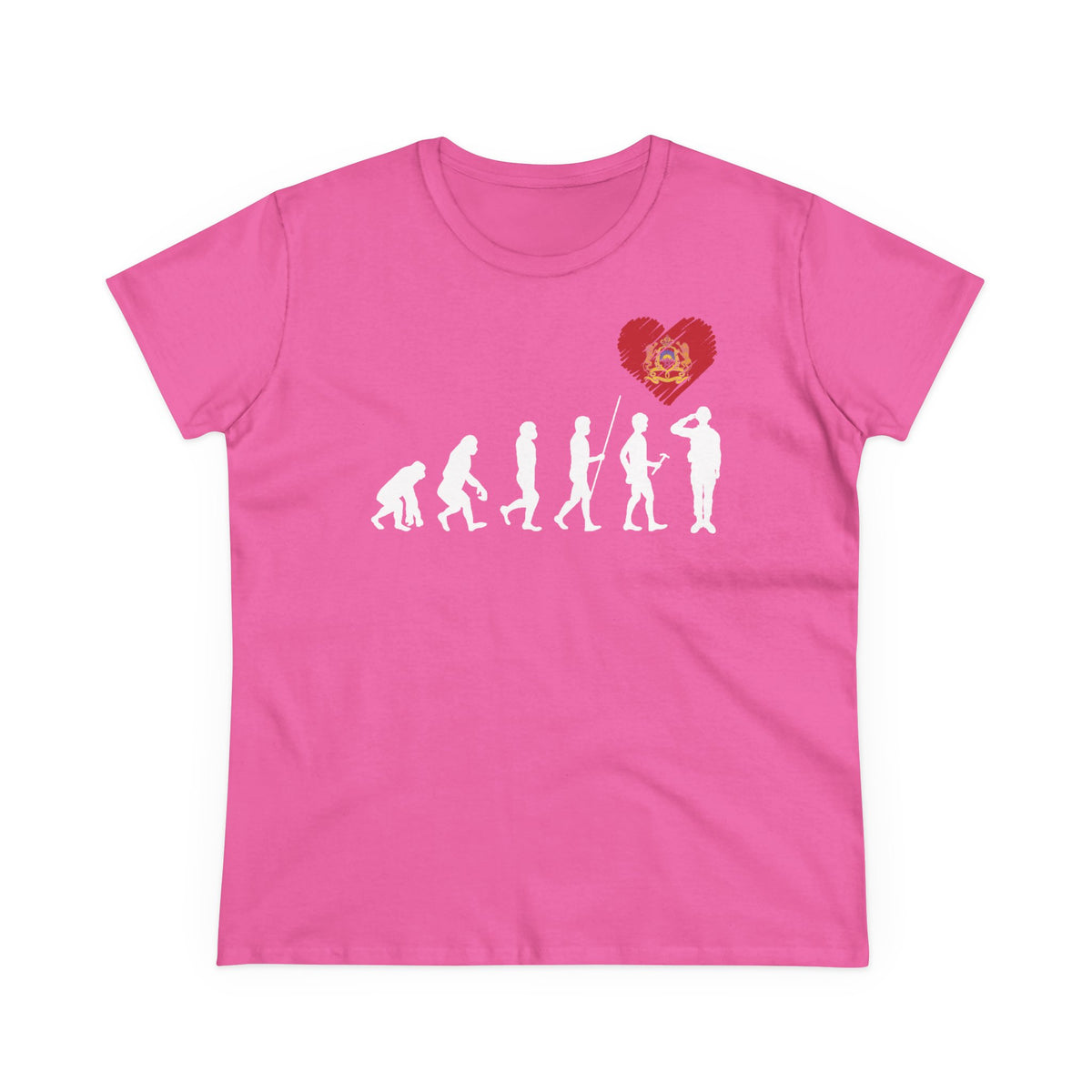 Escudo de Marruecos, bandera de Marruecos, orgullo, aficionada al fútbol y al deporte, idea de regalo - Camiseta para mujer