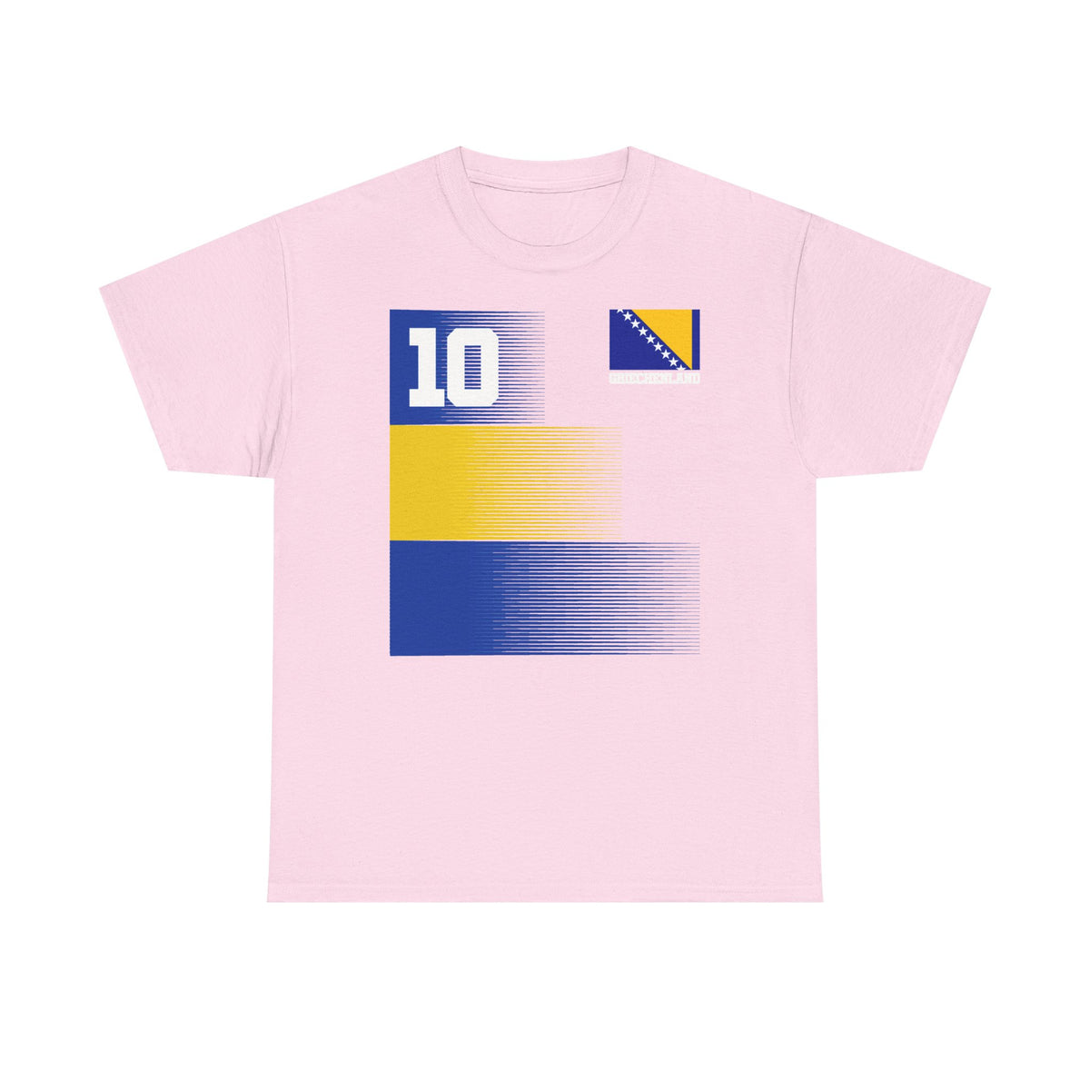 Bosnia Wappen Flagge Stolz Heimat Fußball fan Geschenkidee - Unisex T-Shirt