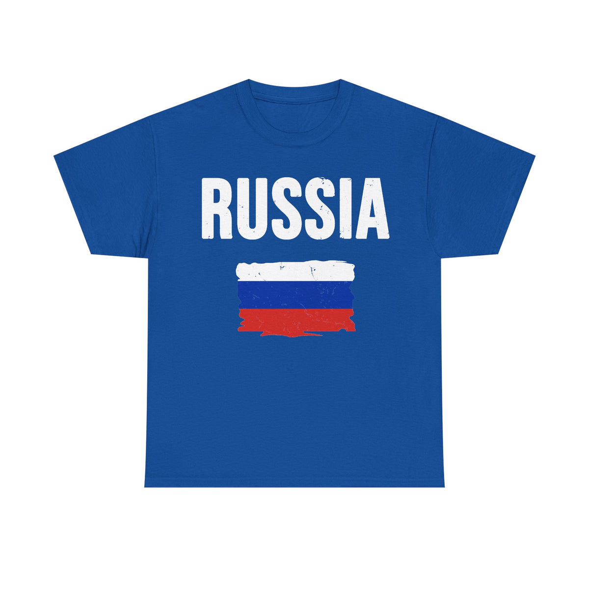 Russia Flagge Wappen Geschenkidee - Unisex T-Shirt
