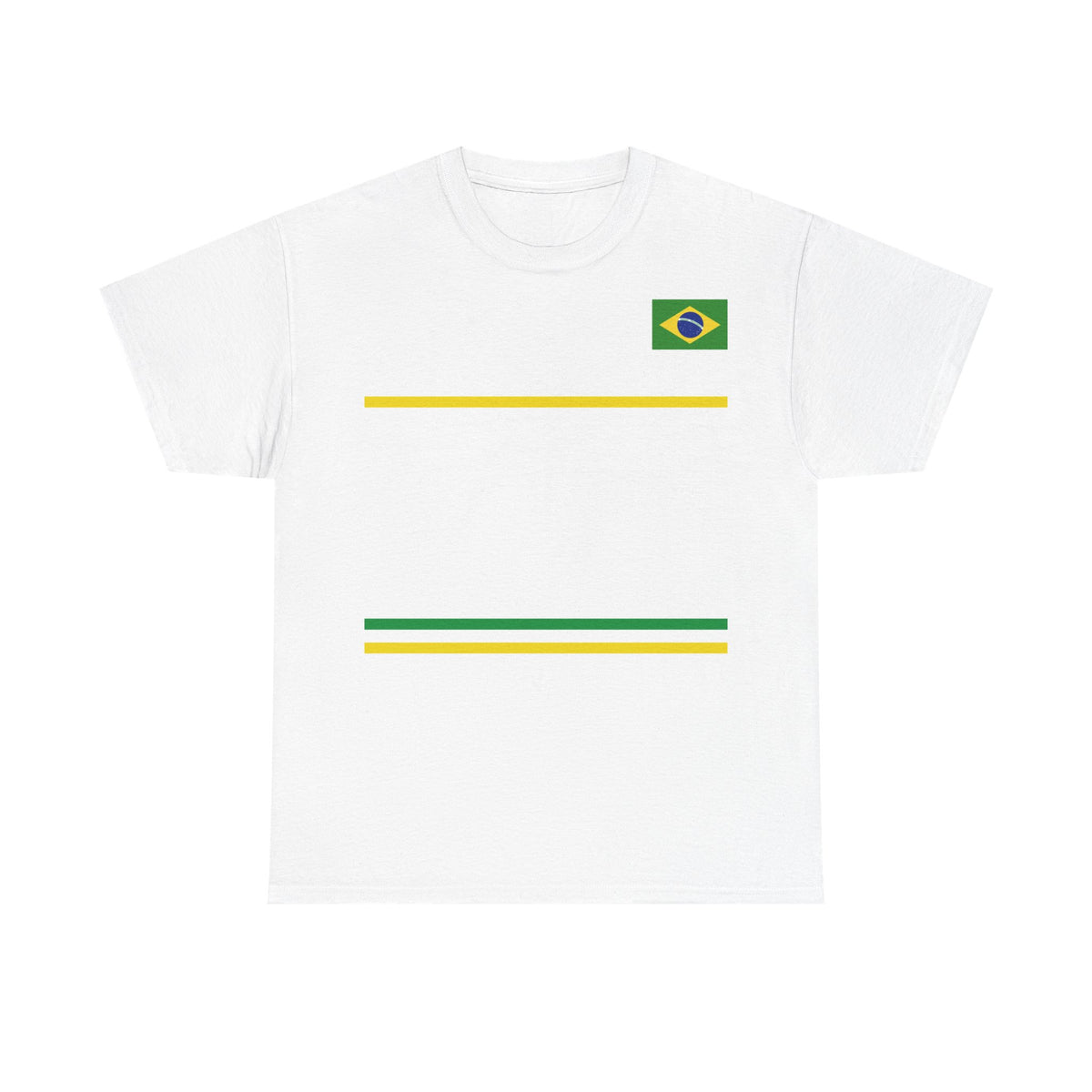 Brazil Brasilien Wappen Flagge Sport Fan Fußball Geschenkidee - Unisex T-Shirt