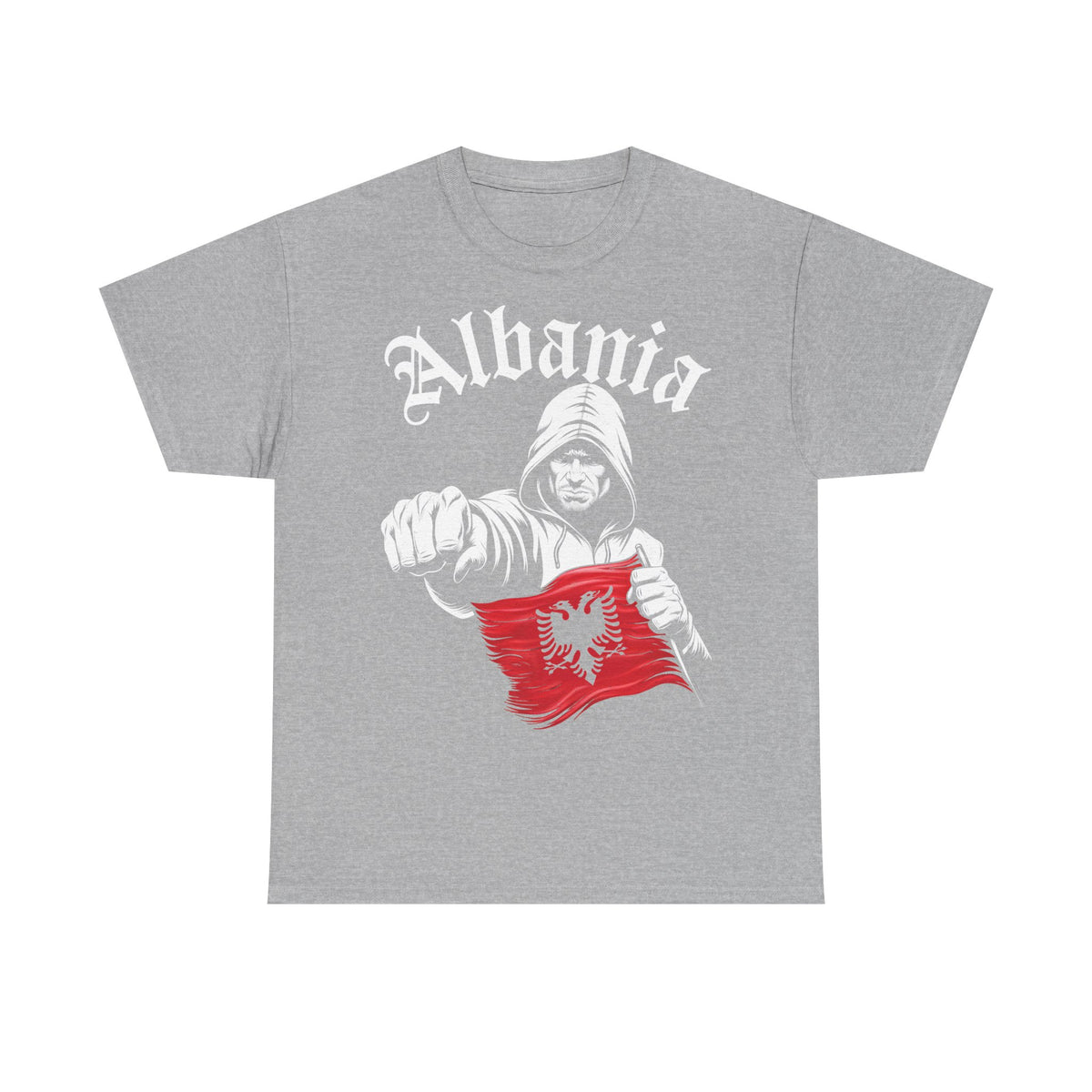 Albania Hooligan Wappen Shqiptar Flagge Adler Fußball Fan Sport - Unisex T Shirt