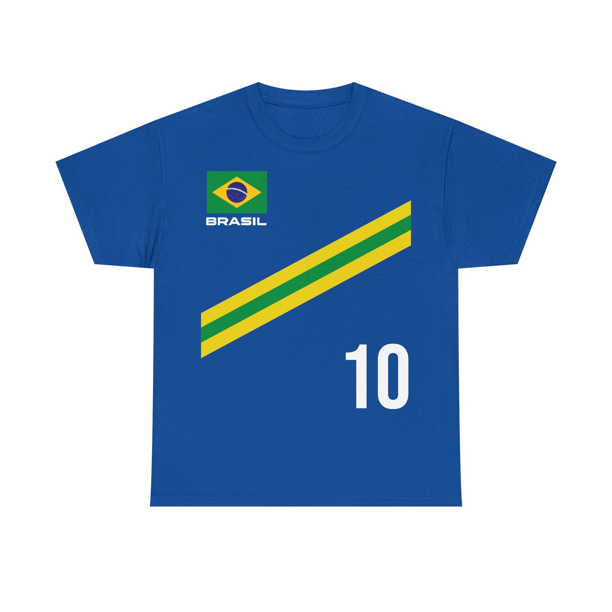 Brazil Brasilien Wappen Flagge Sport Fan Fußball Geschenkidee - Unisex T-Shirt