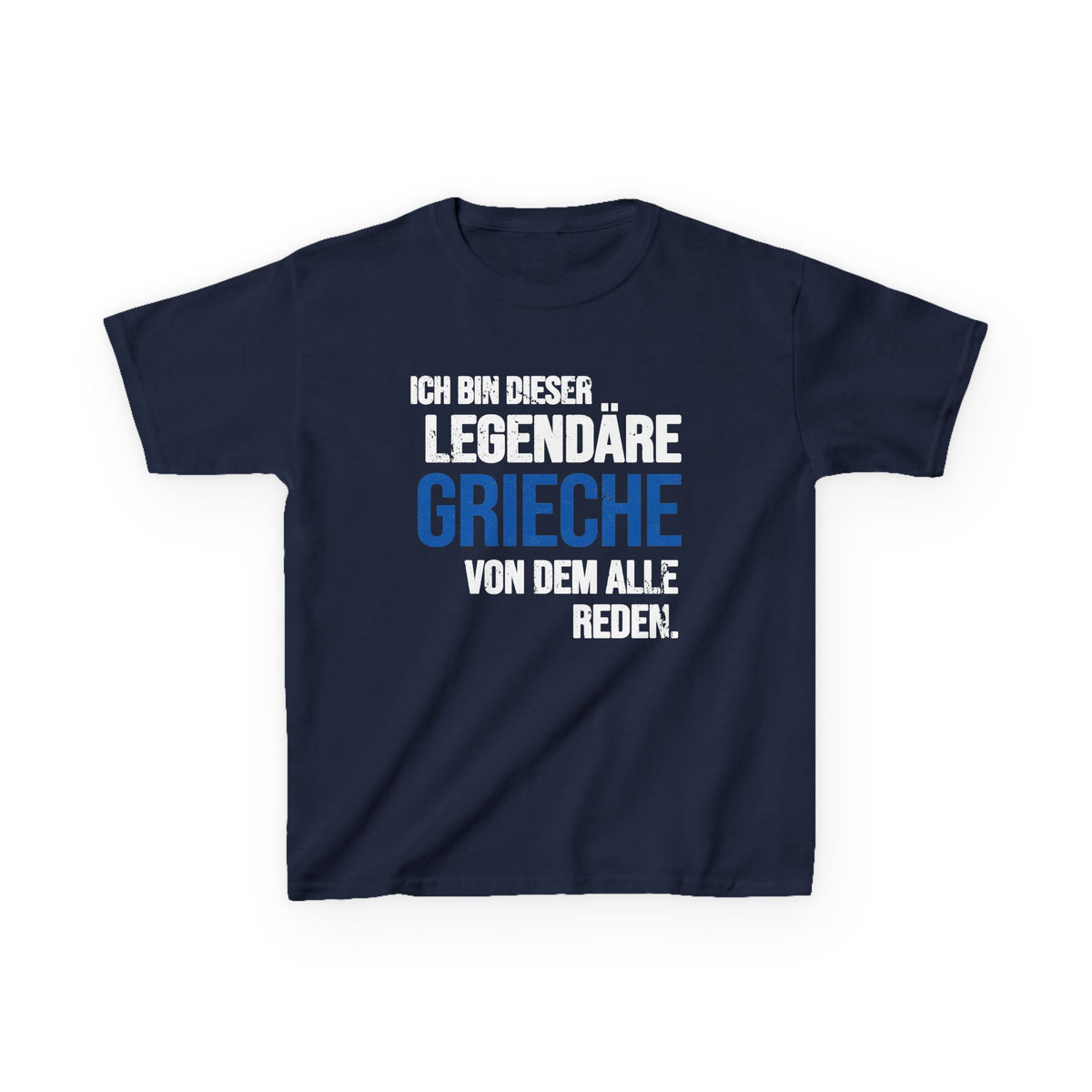 Greece Griechenland Flagge Wappen Heimat Fußball Sport Fan Geschenkidee - Für Kinder & Jugendliche Unisex T-Shirt