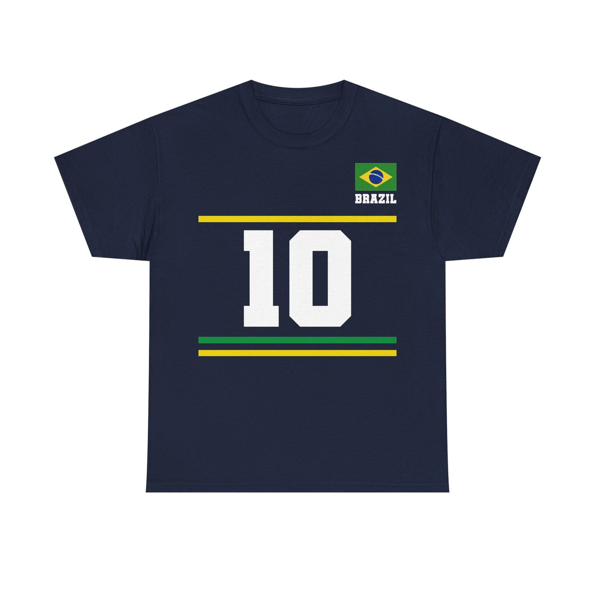 Brazil Brasilien Wappen Flagge Sport Fan Fußball Geschenkidee - Unisex T-Shirt