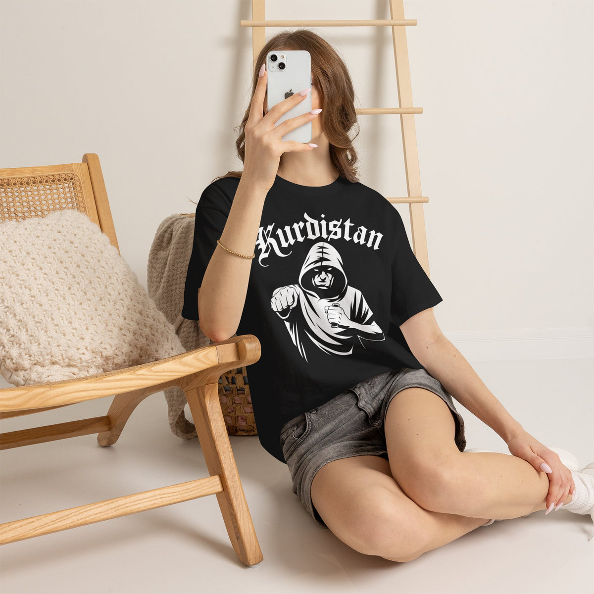 Kurdistan Hooligan Azadi Wappen Flagge Heimat Geschenk - Unisex T-Shirt