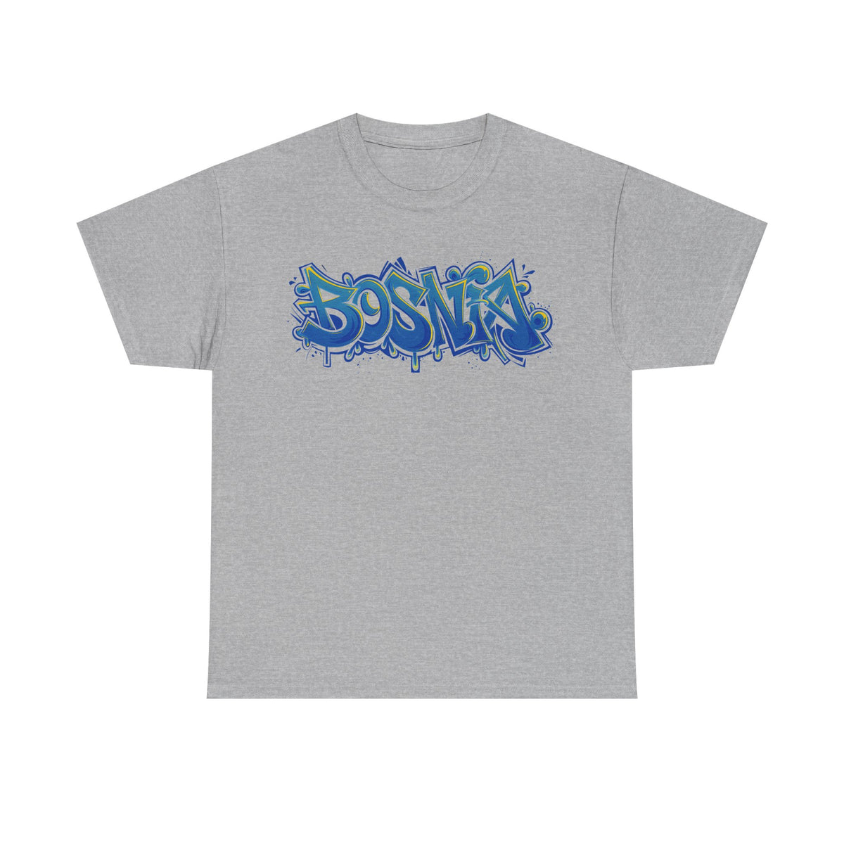 Bosnia escudo bandera orgullo patria aficionado al fútbol idea de regalo - Camiseta unisex