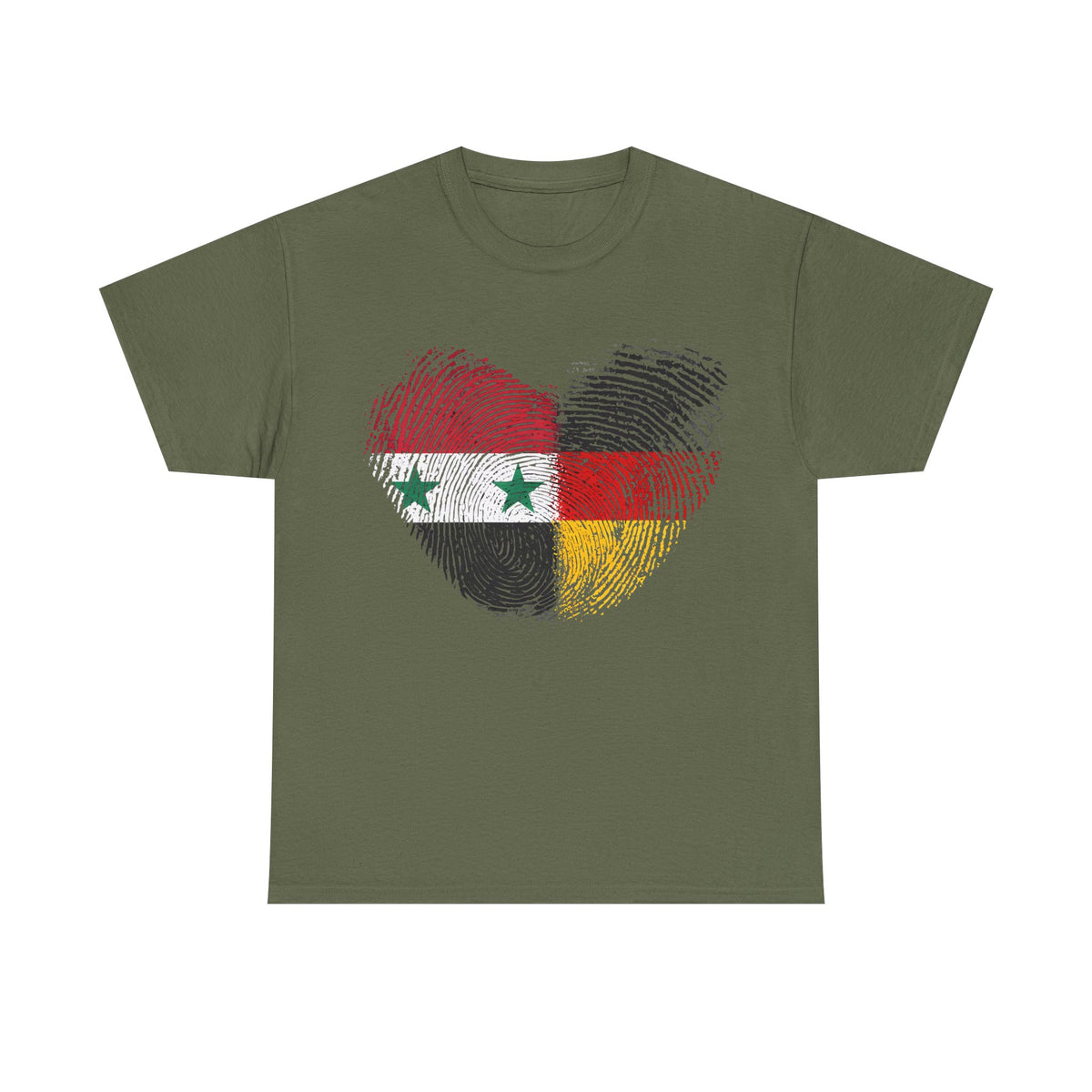 Syria Syrien Wappen Flagge Heimat Sport Fan Geschenkidee - Unisex T-Shirt