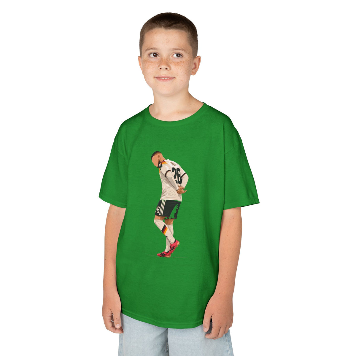 D. Undav Kurdistan Germany Jubel Fußball Fan - Unisex Kinder & Jugendliche T-Shirt
