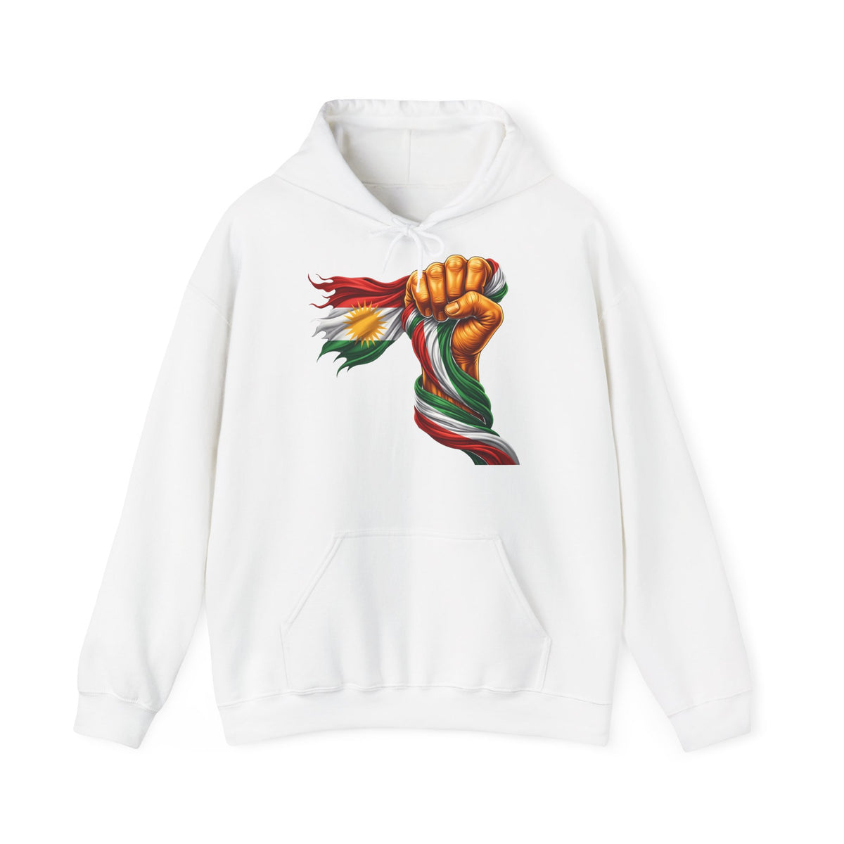 Kurdistan Power Azadi Flagge Geschenkidee - Unisex Hoodie