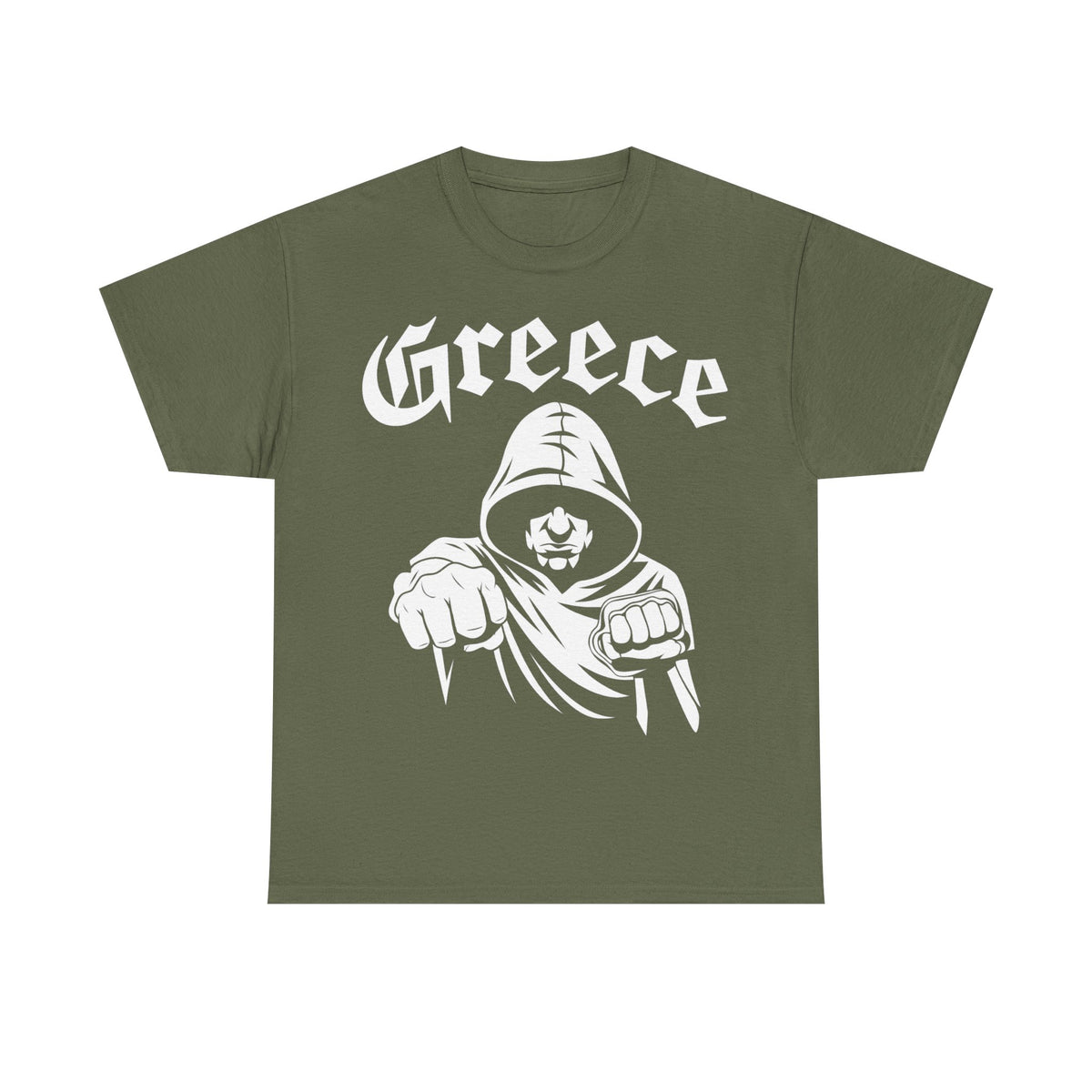Grecia Grecia hooligan bandera escudo patria fútbol deporte aficionado idea de regalo - camiseta unisex