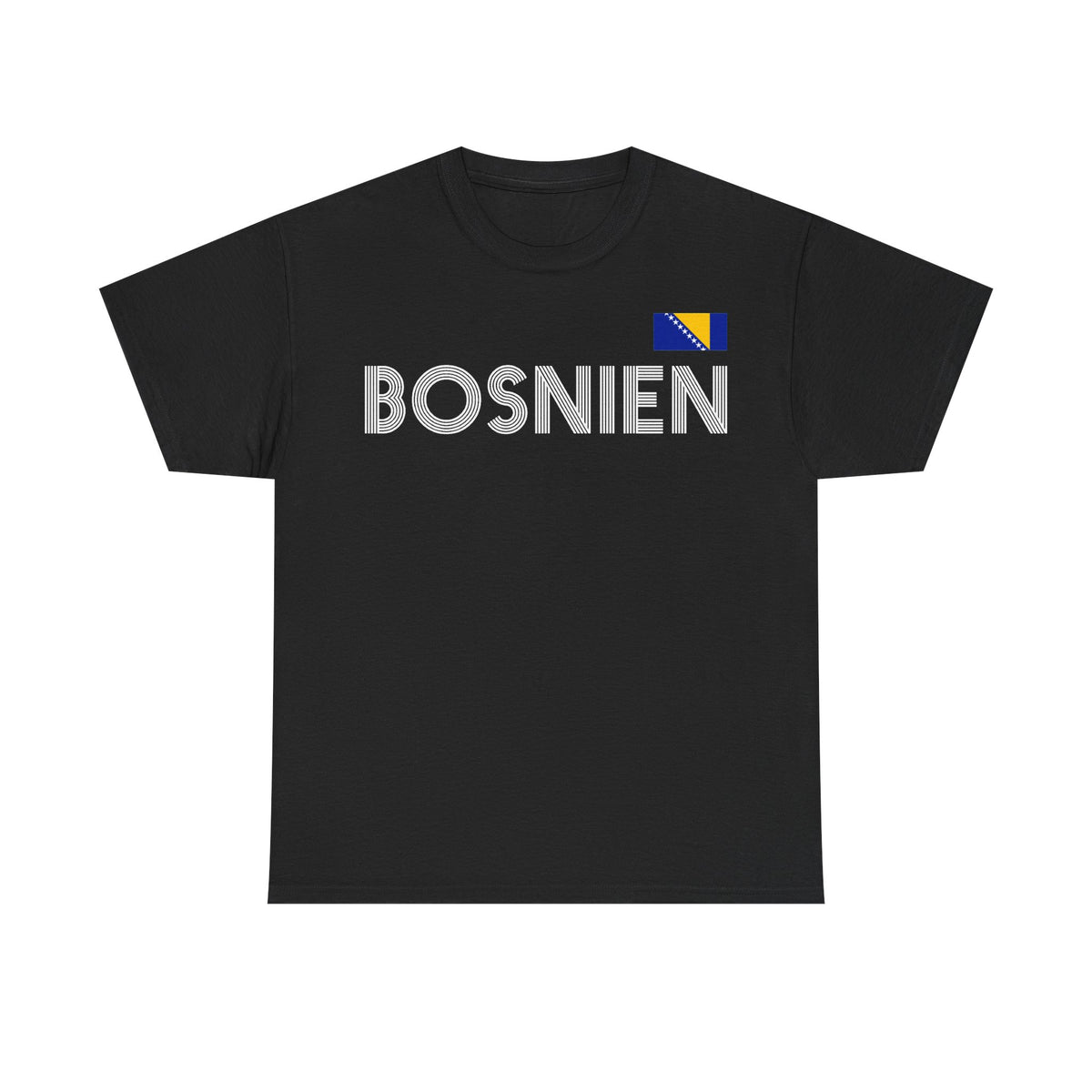 Bosnia Wappen Flagge Stolz Heimat Fußball fan Geschenkidee - Unisex T-Shirt