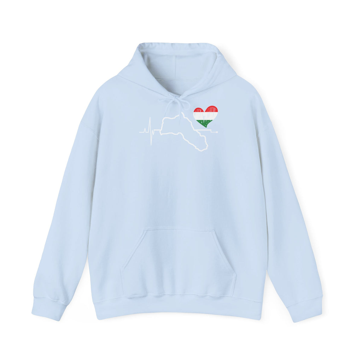 Kurdistan patria orgoglio stemma bandiera sport calcio regalo per tifosi - felpa con cappuccio unisex