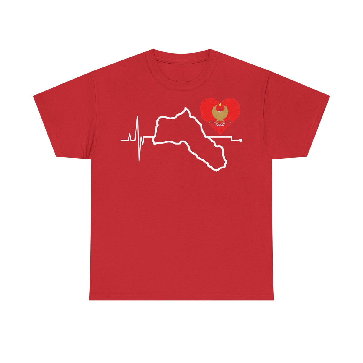 Kurdistán Azadi Escudo Bandera Patria Newroz Regalo - Camiseta unisex