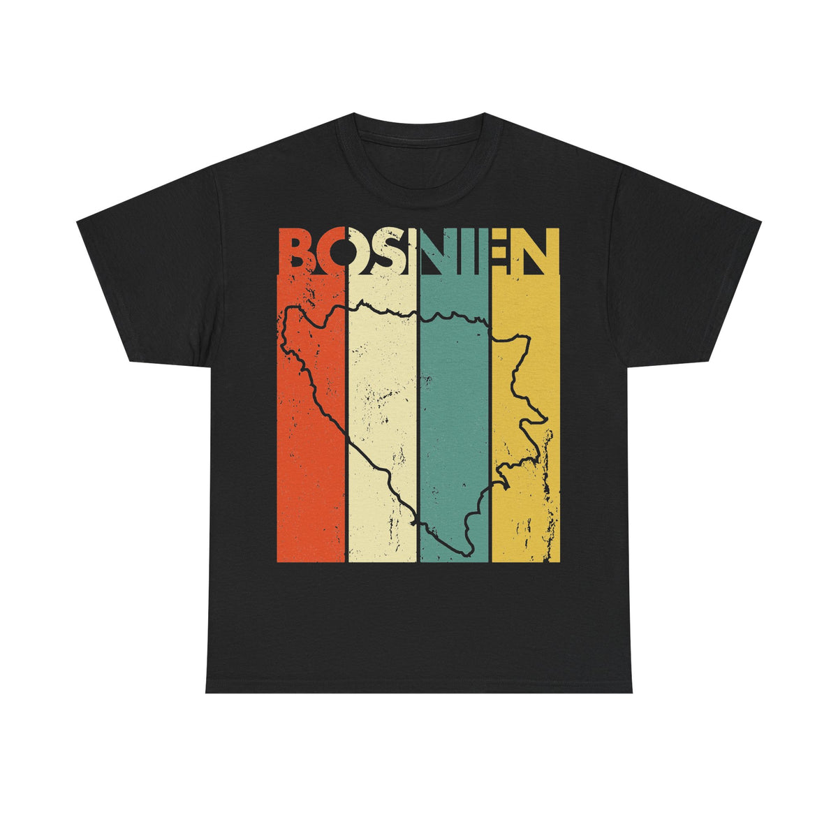 Bosnia Wappen Flagge Stolz Heimat Fußball fan Geschenkidee - Unisex T-Shirt