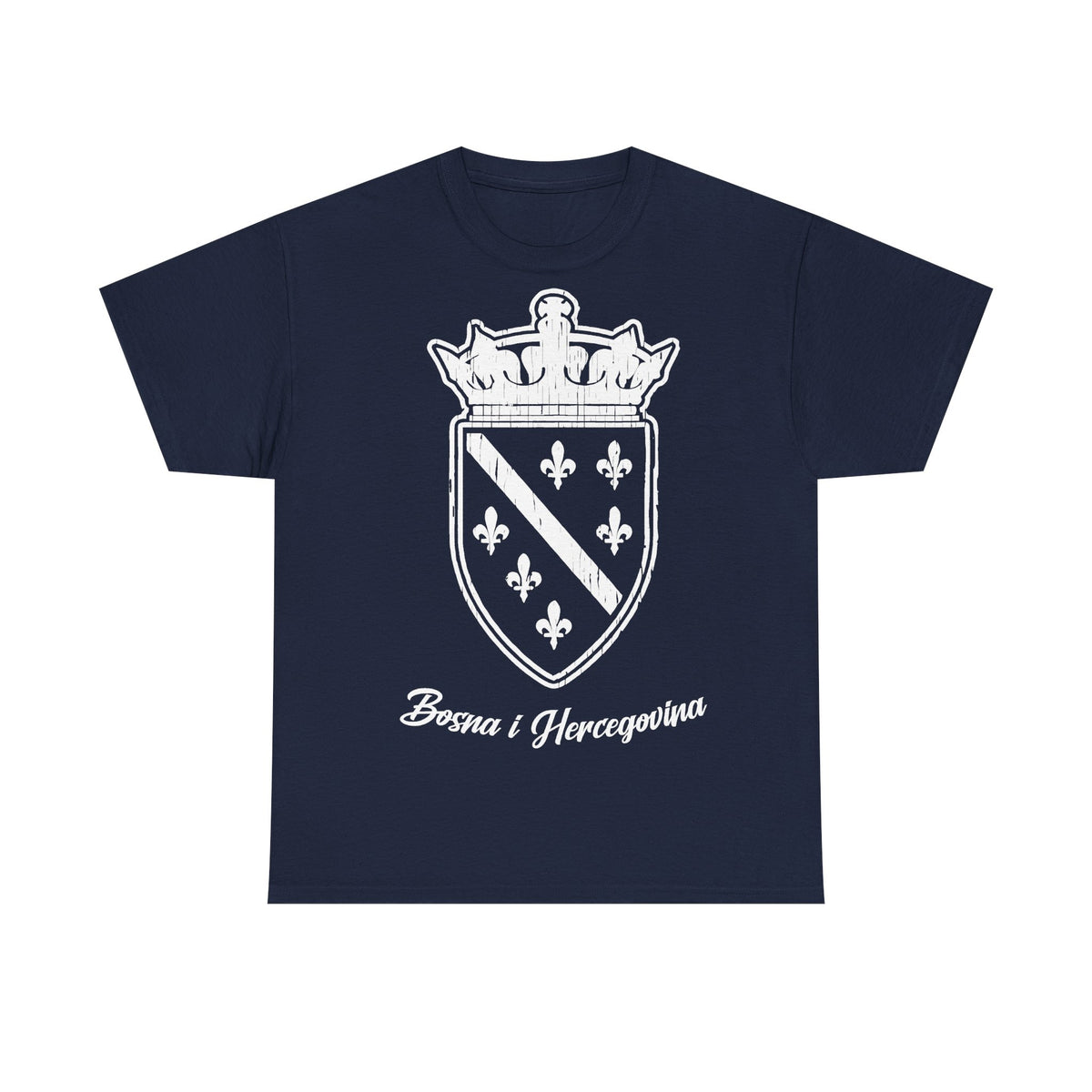 Bosnia y Herzegovina Escudo Bandera Orgullo Idea de regalo - Camiseta unisex