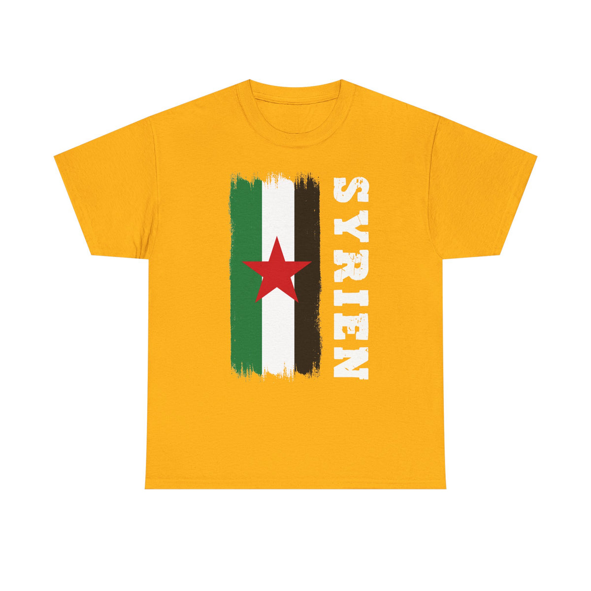 Syria Syrien Wappen Flagge Heimat Sport Fan Geschenkidee - Unisex T-Shirt