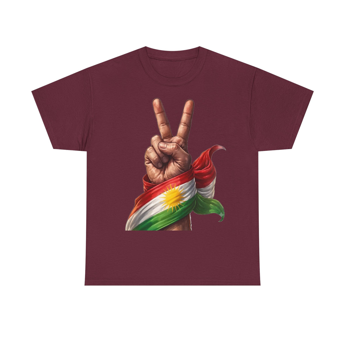Kurdistán Paz Bandera Patria Orgullo - Camiseta unisex