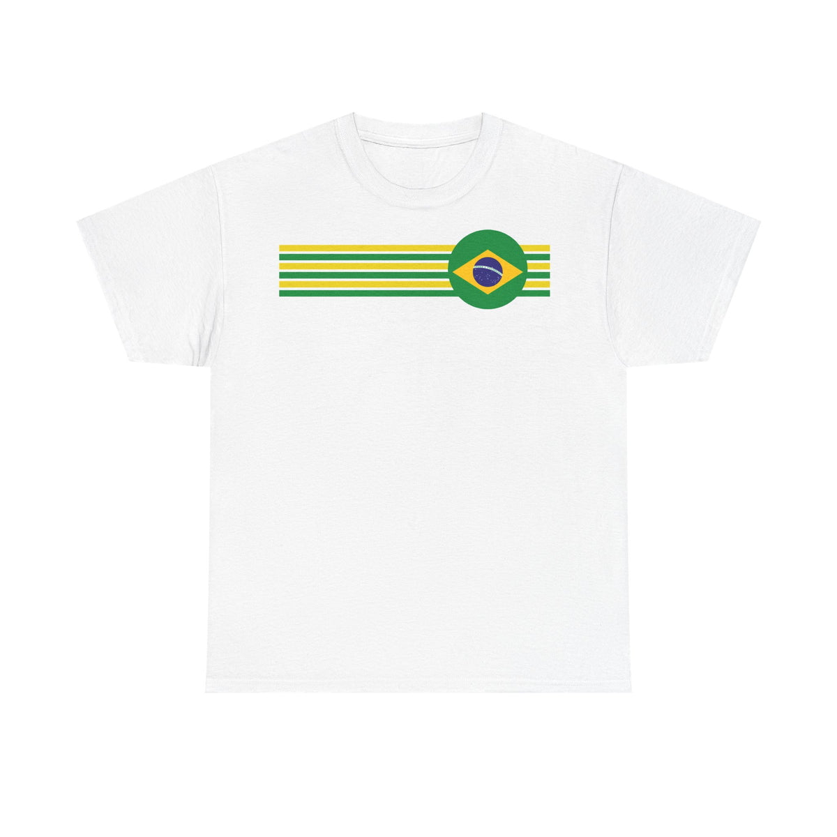 Brazil Brasilien Wappen Flagge Sport Fan Fußball Geschenkidee - Unisex T-Shirt