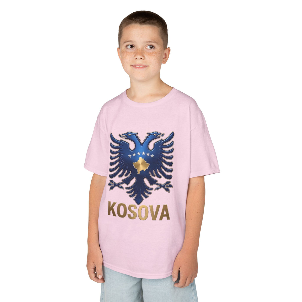 Kosova Edel Doppeladler Wappen - Unisex Kinder & Jugendliche T-Shirt
