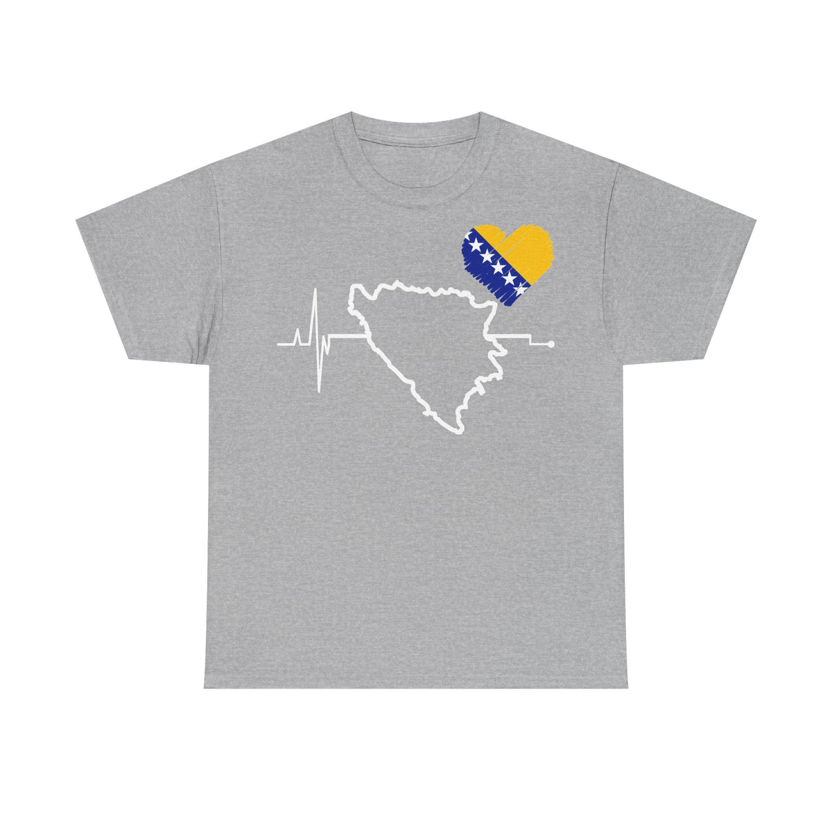Bosnia escudo bandera orgullo patria aficionado al fútbol idea de regalo - Camiseta unisex