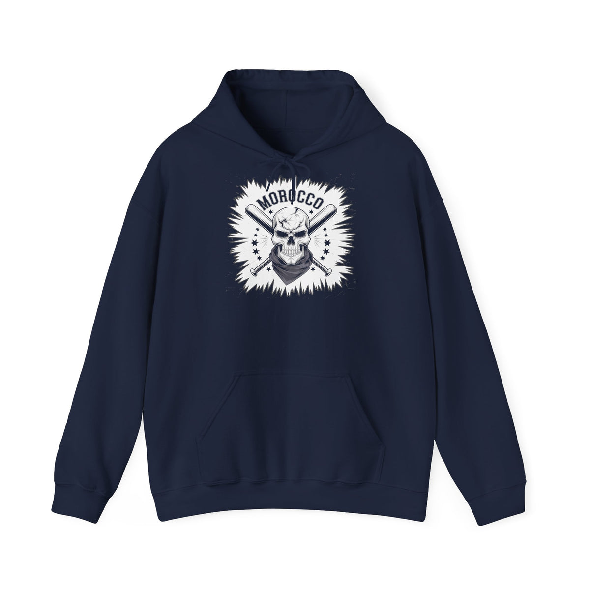 Stemma hooligan del Marocco, bandiera del Marocco, tifoso di calcio, sport, idea regalo - Felpa con cappuccio unisex