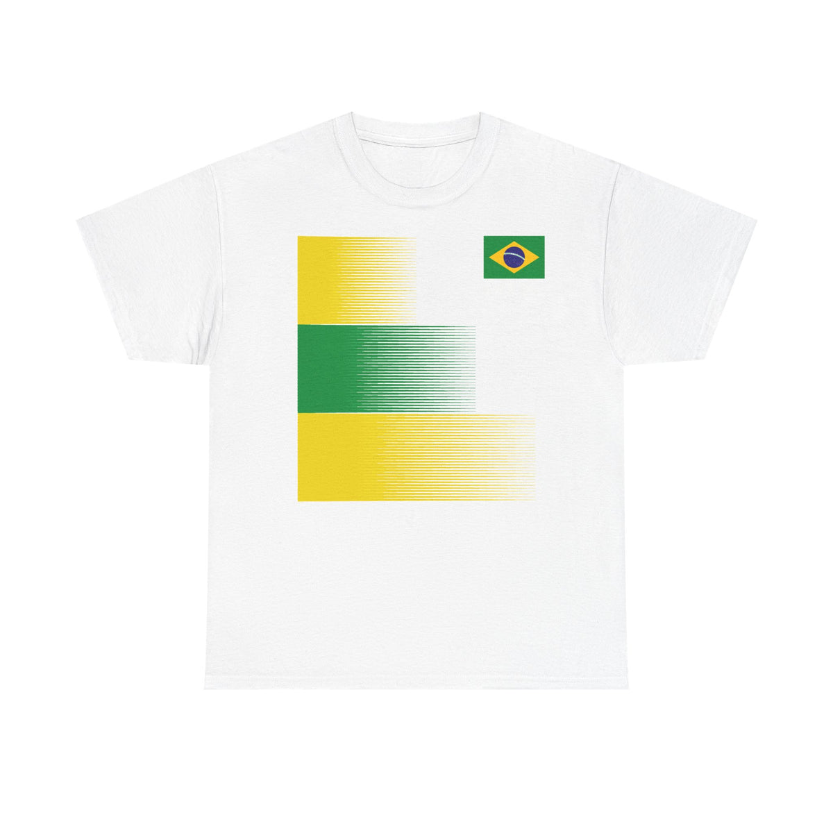 Brazil Brasilien Wappen Flagge Sport Fan Fußball Geschenkidee - Unisex T-Shirt