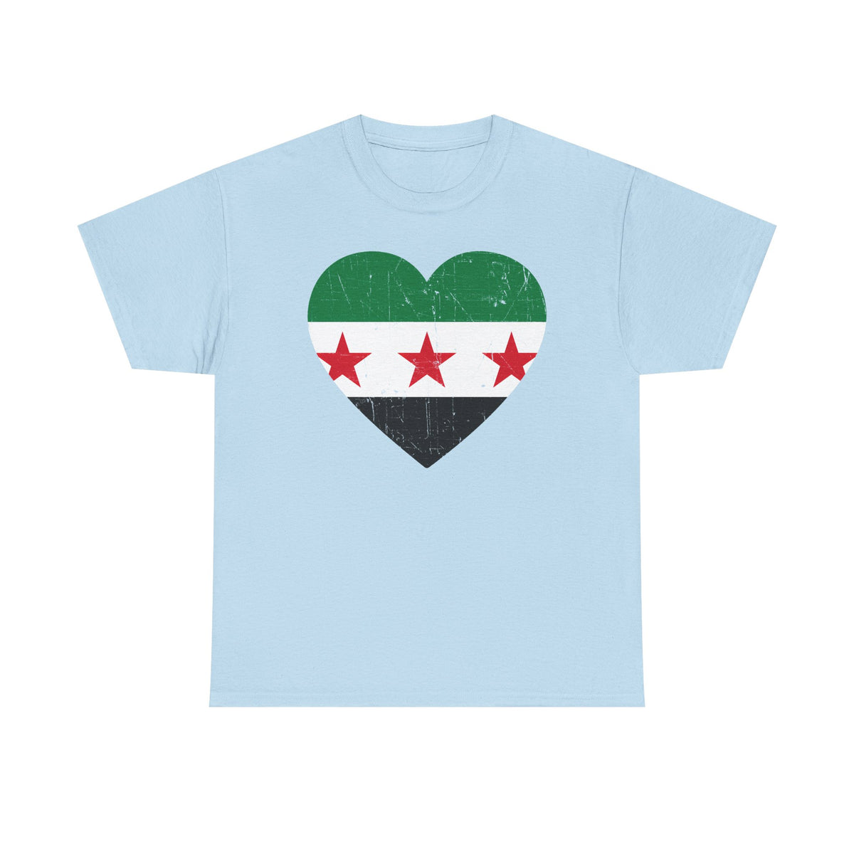 Syria Syrien Wappen Flagge Heimat Sport Fan Geschenkidee - Unisex T-Shirt