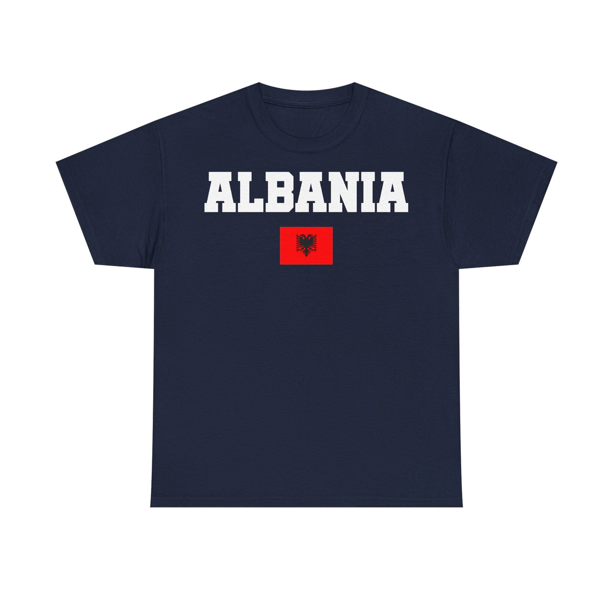 Albania Wappen Shqiptar Flagge Adler Fußball Fan Sport Unisex T Shirt