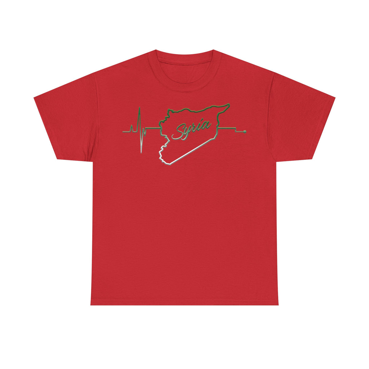 Syria Syrien Wappen Flagge Heimat Sport Fan Geschenkidee - Unisex T-Shirt
