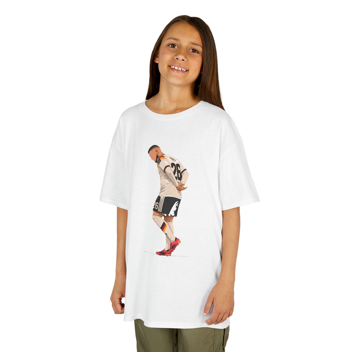 D. Undav Kurdistan Germany Jubel Fußball Fan - Unisex Kinder & Jugendliche T-Shirt