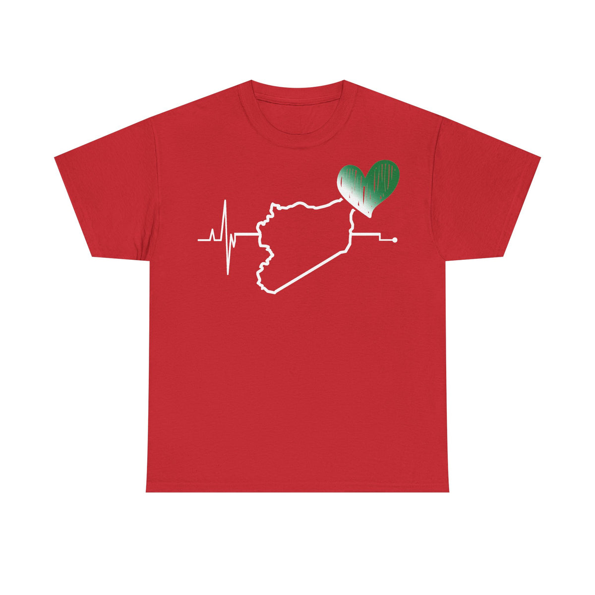 Syria Syrien Wappen Flagge Heimat Sport Fan Geschenkidee - Unisex T-Shirt