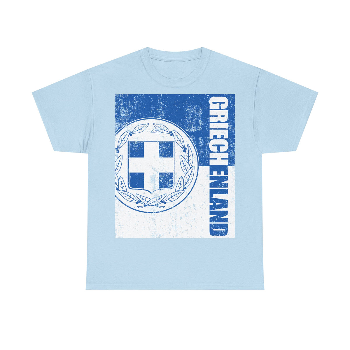 Grecia Grecia Bandera Escudo Patria Fútbol Deporte Aficionado Idea de regalo - Camiseta unisex